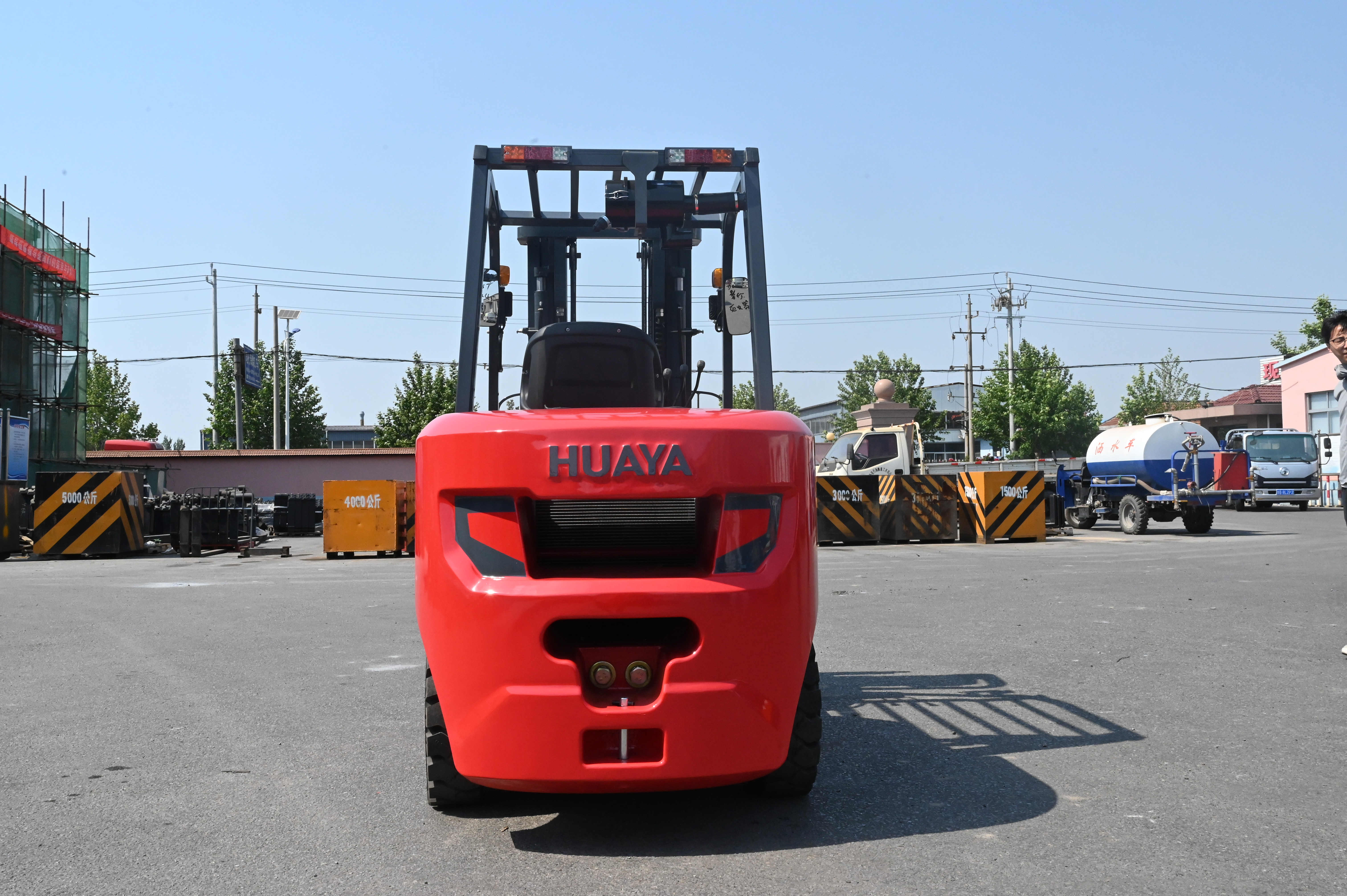 Comfortable HUAYA Diesel Forklift Cabin